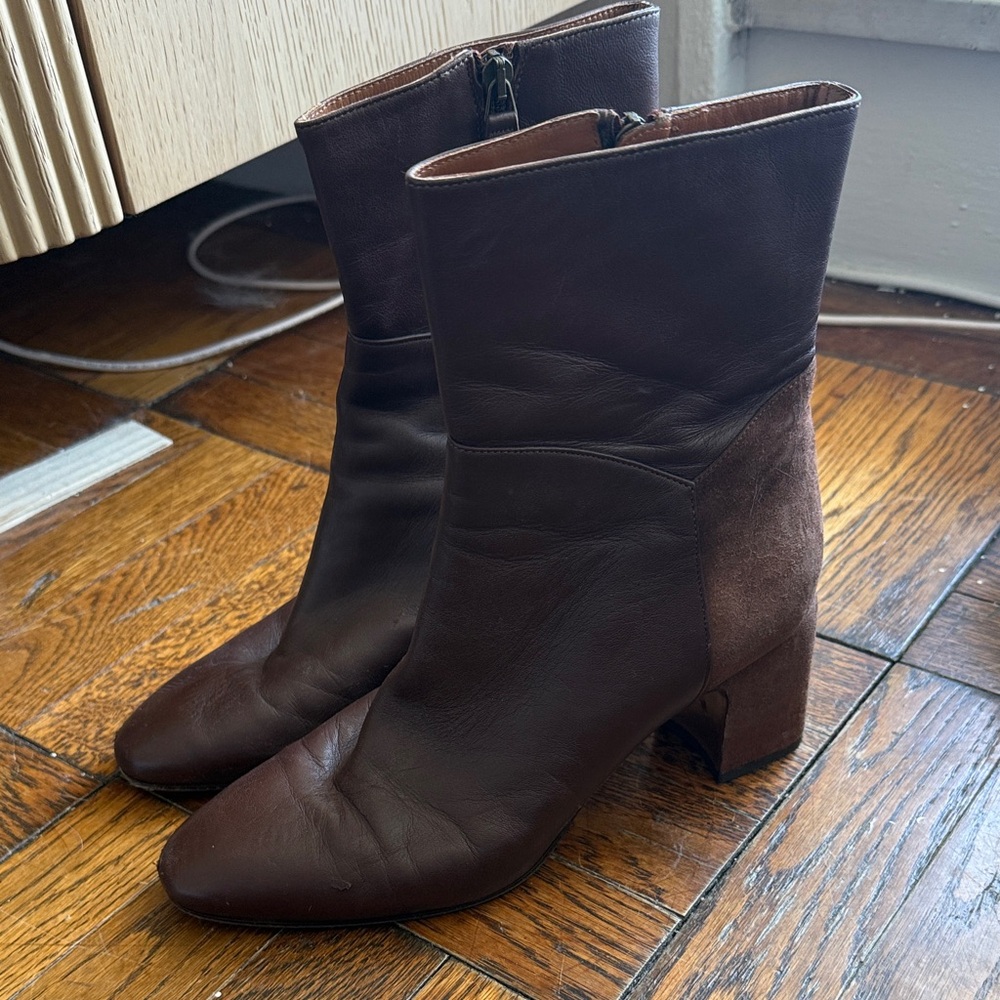 Aquatalia Brown Ankle Boots size 8.5